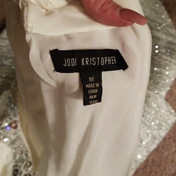 Brand new white and silver bling dress - Picture 4 of 4